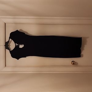 Black bodycon midi dress size xl